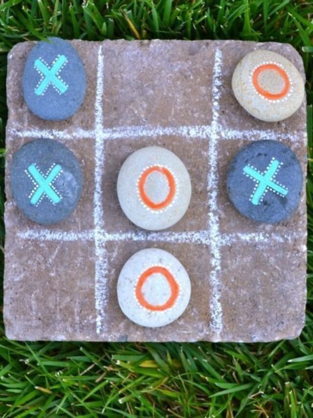 DIY Rock Tic-Tac-Toe Game Ideas