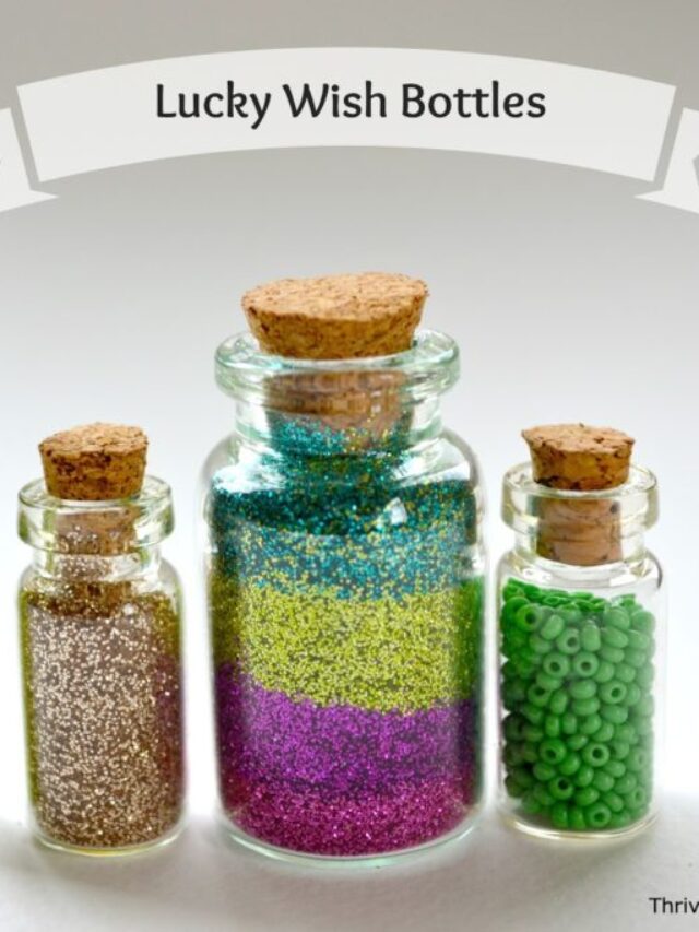 lucky wish mini bottles for st. patrick's day