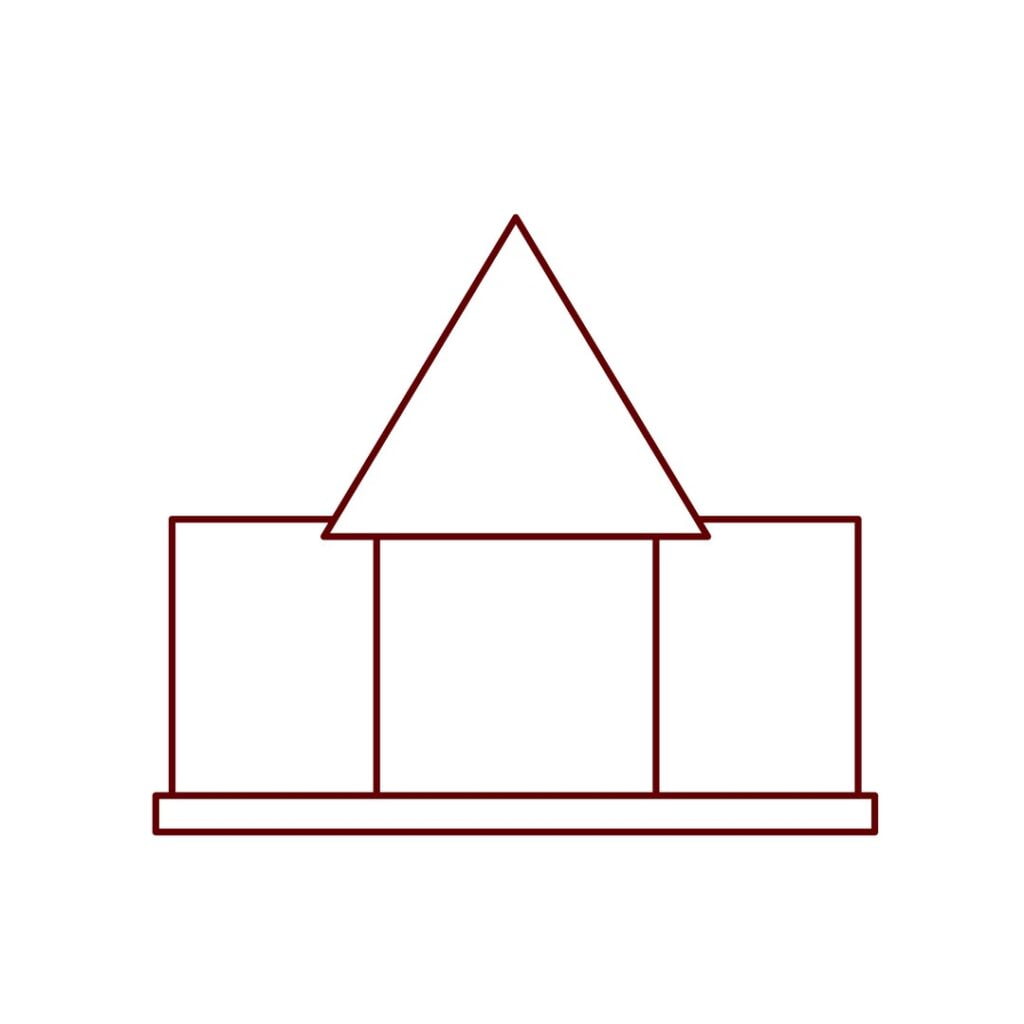 Step 4: the sides are added