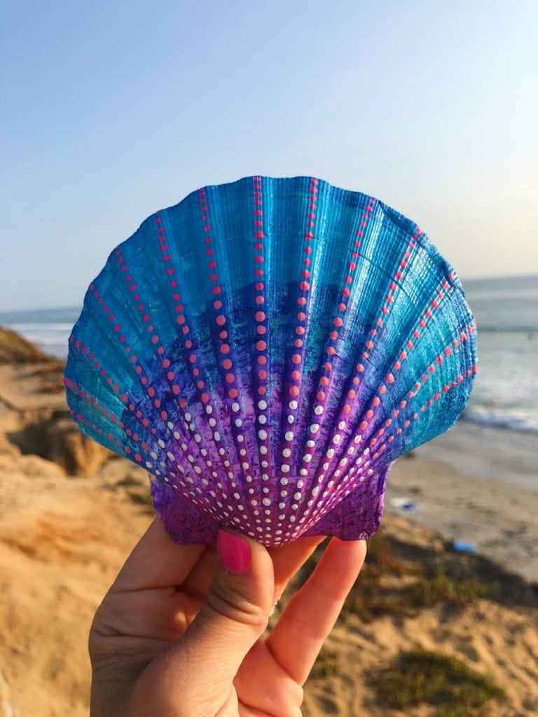 Painted Sea Shell Art