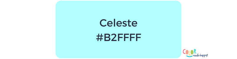 Celeste (Sky Blue) color