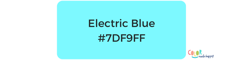 Electric Blue color