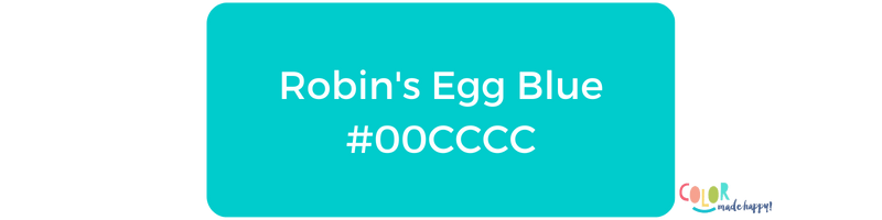 Robin Egg Blue color