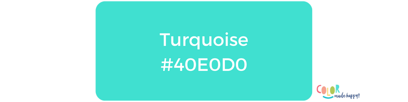 Turquoise color