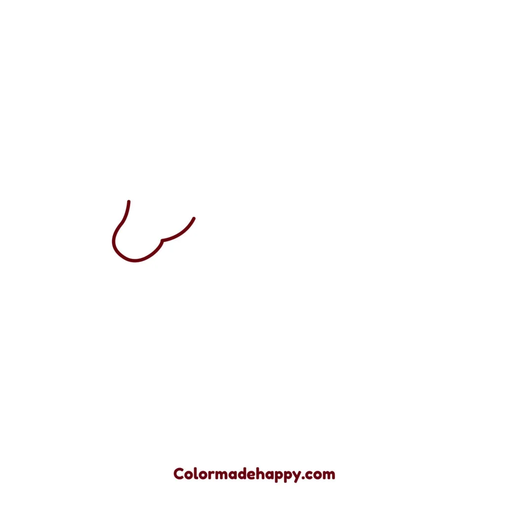 Step 1: Draw the beginning of a head