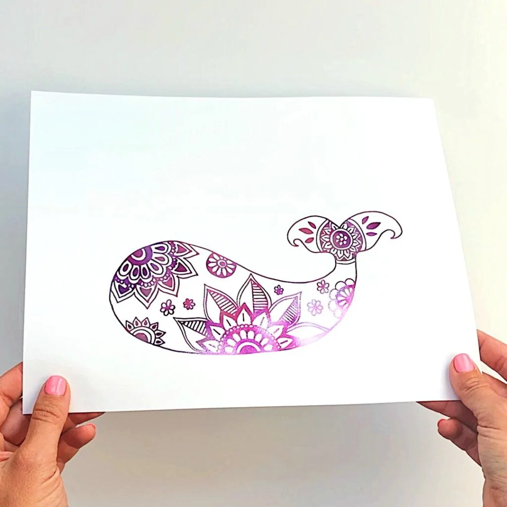 DIY Foil Art Prints