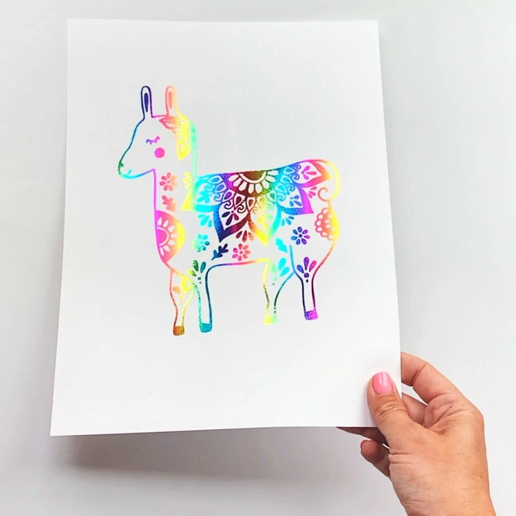 DIY Foil Art Prints