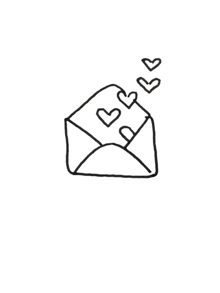 Love envelope.